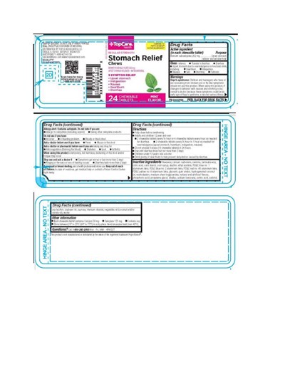 TopCare Bismuth Stomach Relief 24ct - TopCare Bismuth Stomach Relief 24ct
